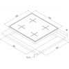 Pachet Franke Negru Cuptor, Plita, Hota, Microunde