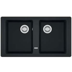 Chiuveta Franke BFG 620-86 Negru, 2 cuve, fragranite