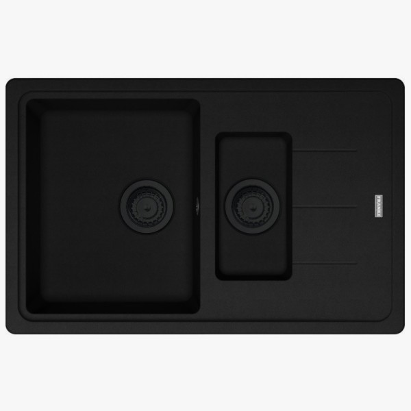 Chiuvetă și baterie bucătărie Franke Negru