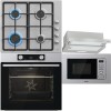 Set complet Gorenje cu cuptor, plita, hota si cuptor microunde