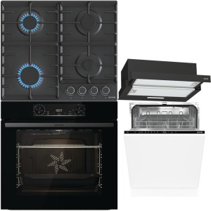 Pachet Gorenje Cuptor, Plită, Hotă, Mașină Spălat Vase