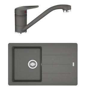 Pachet Franke BFG 611-78 si Baterie Stone Grey