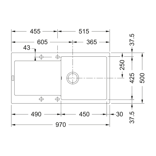 Chiuveta Franke Maris MRG 611-97, Slate Grey