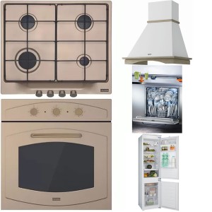 Pachet complet Franke cu cuptor, plită și electrocasnice