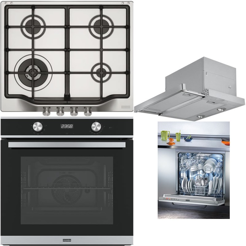 Pachet Franke Cuptor FSM 86 H XS + Plita gaz FHTL 604 3G TC(wok
