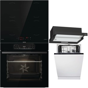 Pachet complet Gorenje Cuptor, Plita, Hota, Masina Vase