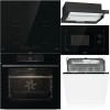 Set Electrocasnice Gorenje: Cuptor, Plită, Hota, Microunde, Mașină Vase