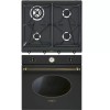Pachet Smeg NEGRU ANTRACIT - Cuptor și Plită