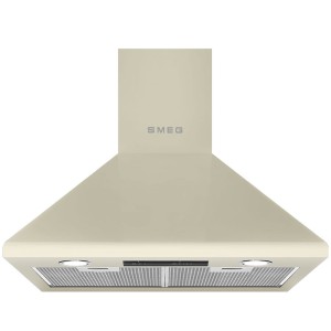 Hota decorativa Crem Smeg, 60cm, 635 mc/h
