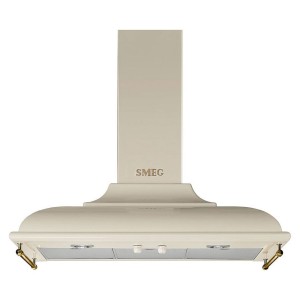 Hota decorativa Smeg Crem 90cm