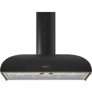 Hota decorativă Smeg Antracit, 90cm