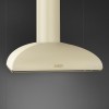 Hota decorativă Smeg KS89POE Crem, 90cm
