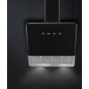 Hota de perete Smeg KFAB84BL, negru, retro