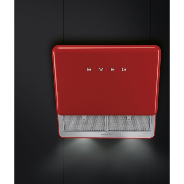 Hota de Perete Smeg KFAB75RD, Roșu