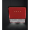 Hota de perete Smeg 75cm, rosu, design retro