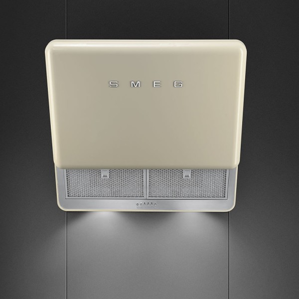 Hota de perete Smeg KFAB75CR, design retro, crem