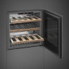 Racitor de vinuri SMEG Classica CVI329X3, argintiu/negru
