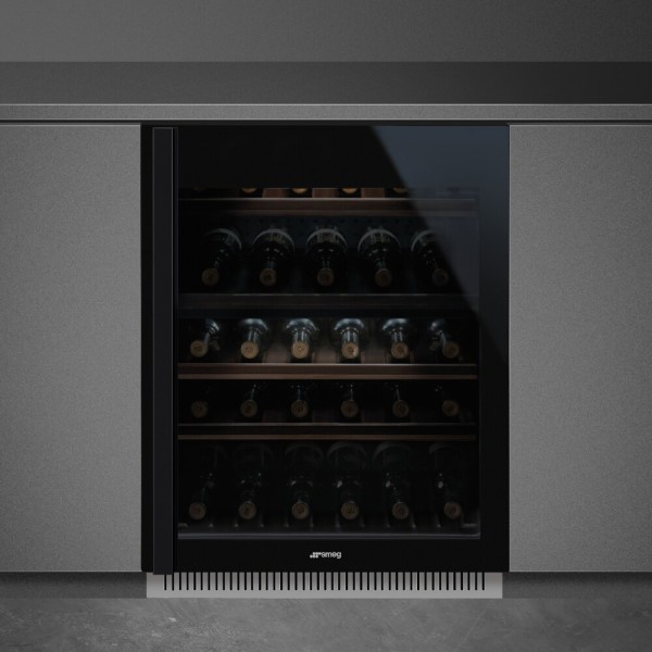 Răcitor de vinuri SMEG Dolce Stil Novo, negru