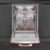 Masina de spalat vase SMEG 50's Style rosu