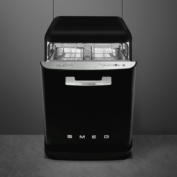 Masina de spalat vase SMEG 50's Style, negru