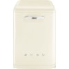 Mașina de spălat vase SMEG 50's Style, crem, 13 seturi