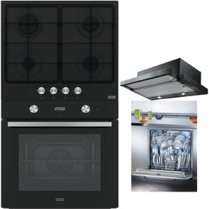 Pachet Smart Franke: cuptor, plită, hotă, mașină vase