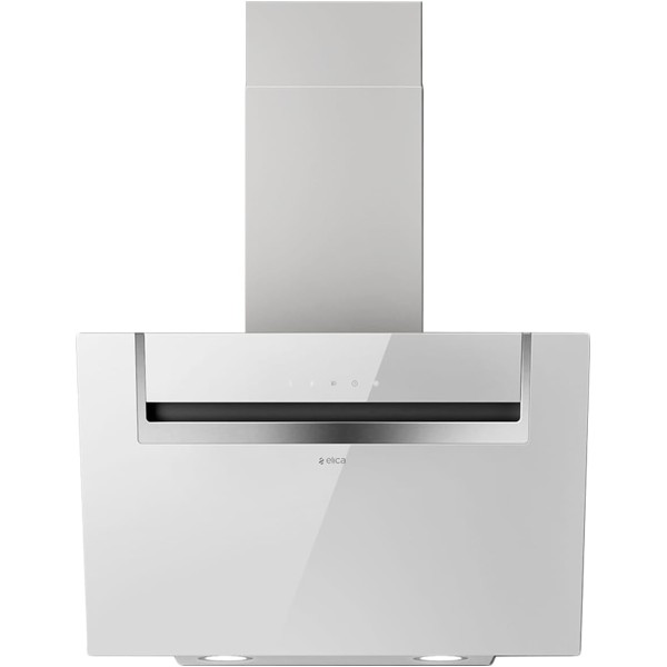 Hota Elica SHEEN-S WH/A/60, latime 60 cm, sticla alba