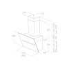 Hota sticla alba Elica SHY-S WH/A/60