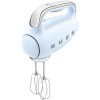 Mixer de mâna Smeg HMF01PBEU, albastru stil 50's