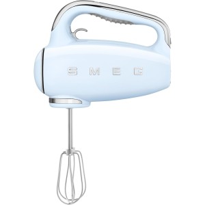 Mixer de mâna Smeg HMF01PBEU, albastru stil 50's