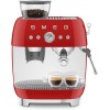 Espressor manual Smeg Rosu, 50's Style, 1650 W