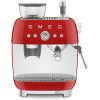 Espressor manual Smeg Rosu, 50's Style, 1650 W