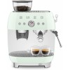 Espressor Verde manual Smeg design retro
