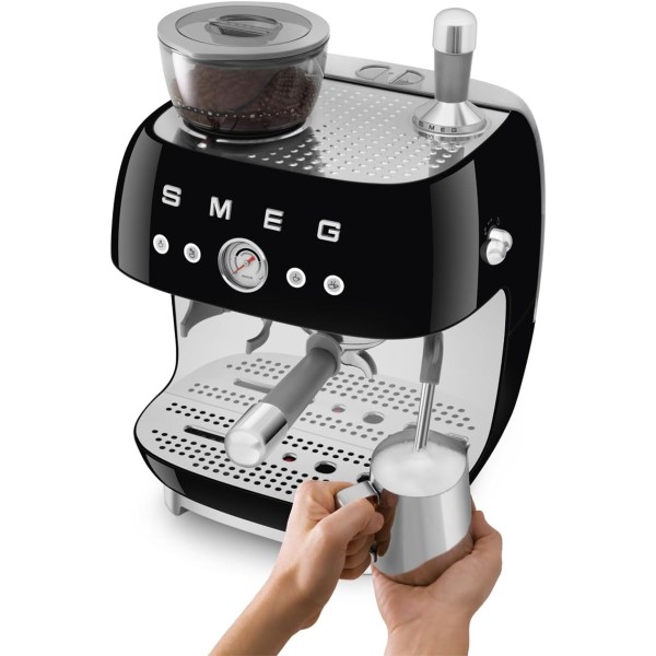 Espressor Negru Smeg, Retro, 1650W, 20 Bari