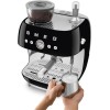 Espressor manual Smeg Negru, 50's Style