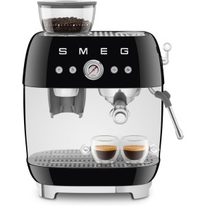 Espressor manual Smeg Negru, 50's Style