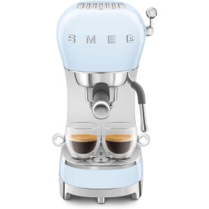 Espressor manual Smeg ECF02PBEU, albastru