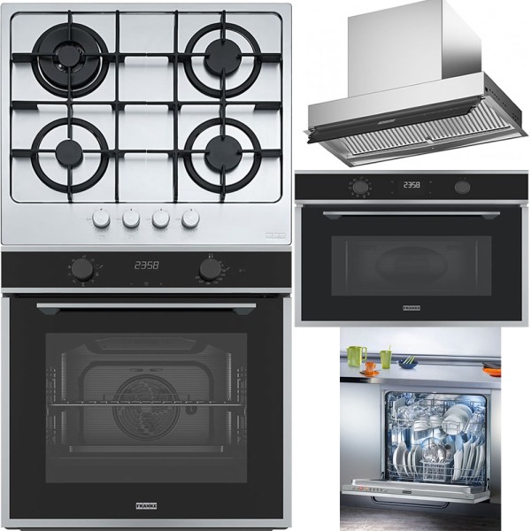 Pachet complet Franke Maris cu cuptor, plită și hotă
