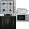 Pachet Gorenje Inox Cuptor, Plită, Hotă și Microunde