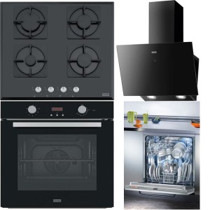 Pachet electrocasnice Franke Negru FSL, FHNS, FVT, FDW