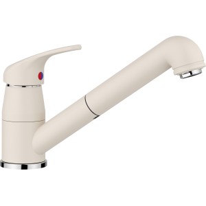 Baterie de chiuveta Blanco DARAS-S ALB ANTIC, cartus ceramic, material cupru