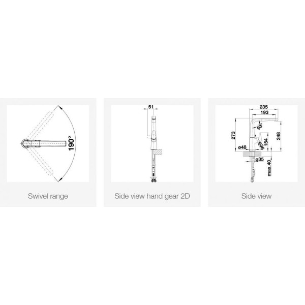 Baterie Blanco AVONA-S Alb Antic