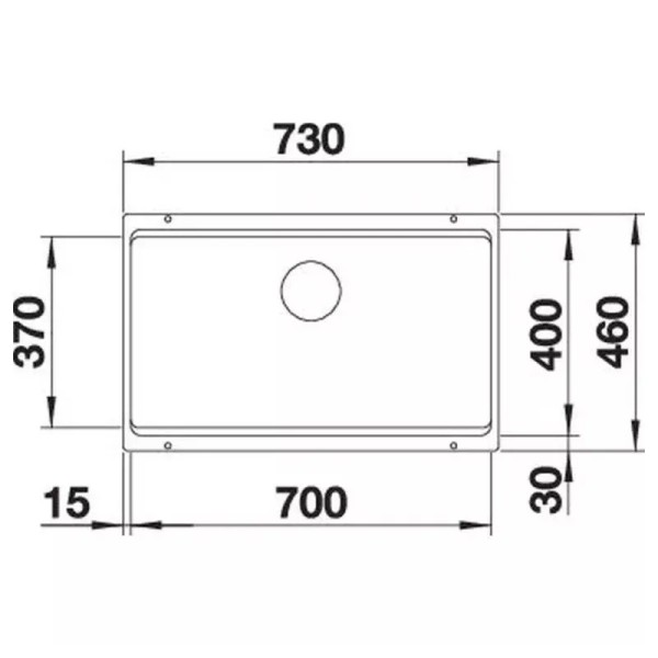 Chiuveta Blanco Alb Antic ETAGON 700-U