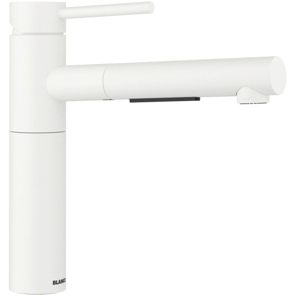 Baterie bucatarie Blanco Alta II, alb, dus extractabil