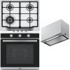 Pachet Cuptor, Plita si Hota Franke, Sticla Neagra+Inox