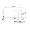 Chiuveta Silgranit Blanco Axia III 6-S Alb Antic