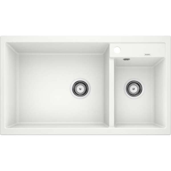 Chiuveta Blanco METRA 9 cu 2 cuve, albă