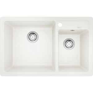Chiuveta Bucatarie Blanco Albă cu 2 Cuve Mari