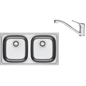 Pachet Chiuveta Inox Franke SKL 620/78 și Baterie Crom