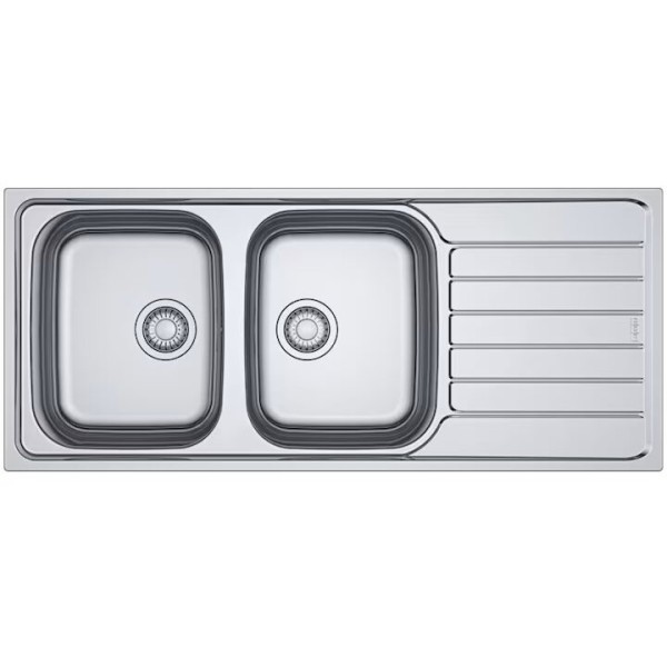 Pachet Franke Chiuveta Inox cu Baterie Crom 360°
